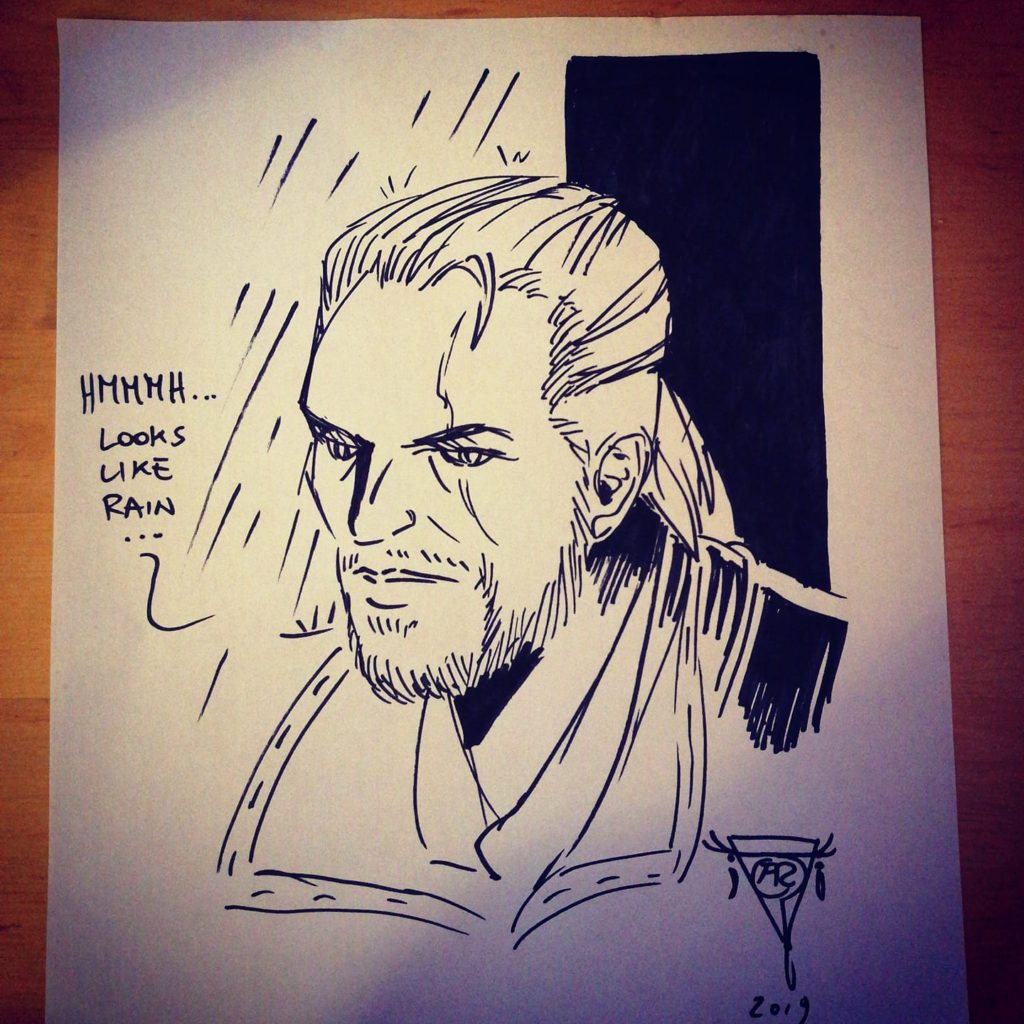 The Witcher Fan Art Sketch Schiraldi ACC